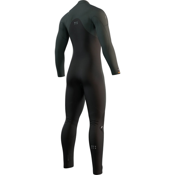 2025 Mystic Da Uomo Majestic 3/2mm Chest Zip Muta 35000.230002 - Cypress Green